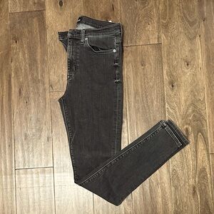 NEW never worn Hudson Barbara High Waist Super Skinny Jeans in Black wash sz 29